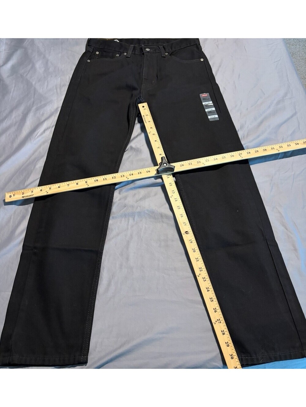 Levis 505 Jeans New Mens Regular Fit Straight Leg Sz 32X32 NEW - Picture 2 of 7